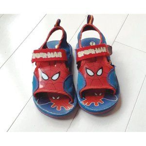 Toddler Baby Boy Spider-Man Summer Sandals  Beach Blue Red 7